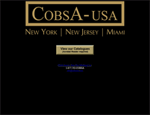 Tablet Screenshot of cobsausa.com